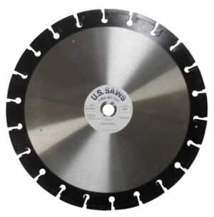 16" x .125" x 1" Standard Asphalt/Green Concrete Blade