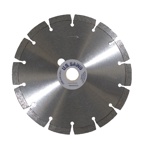 8" x .095" x 1" Concrete Blade  with Drive Pin Hole